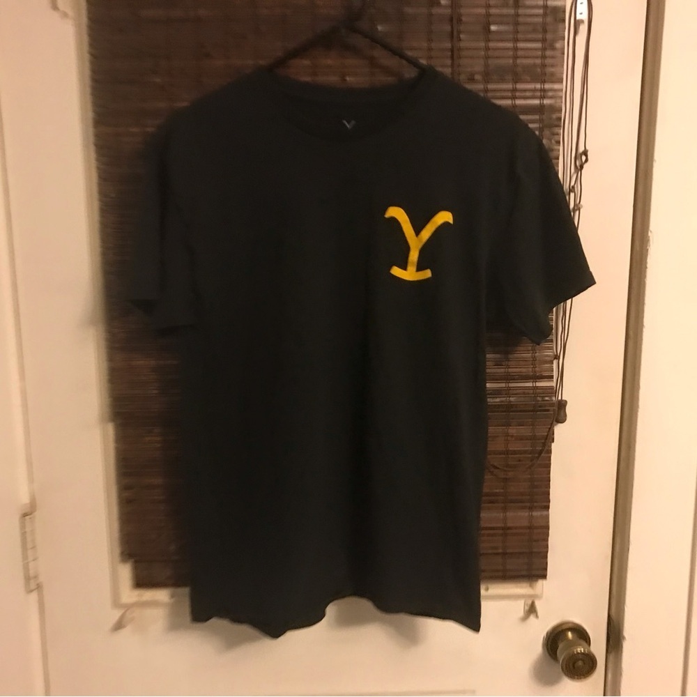 Yellow Stone Logo Unisex Logo SS Tee Shirt